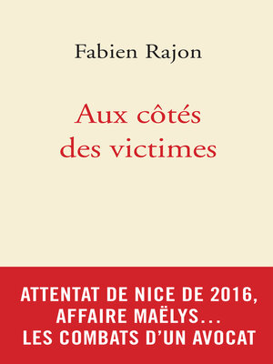 cover image of Aux côtés des victimes